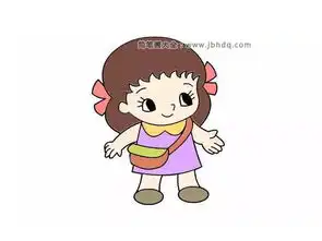 可爱女孩表情包简笔画队友
